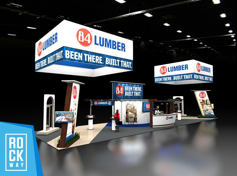 84-Lumber Custom Trade Show Booth