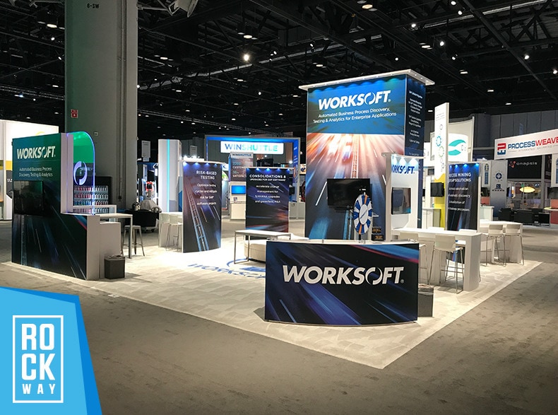 Worksoft Custom Trade Show Booth