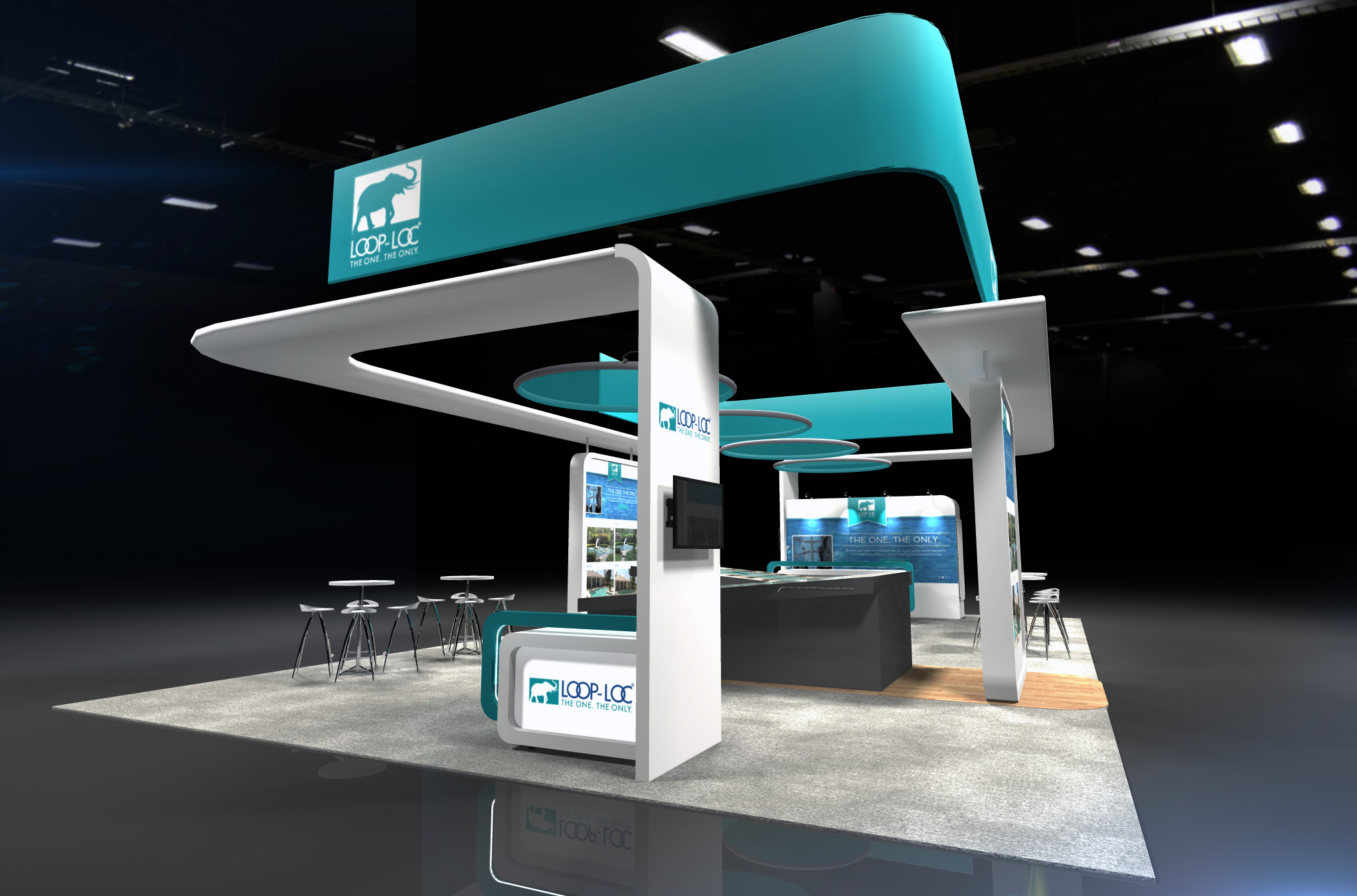 Design Ideas for a 20x30 Trade Show Booth Rockway Exhibits + Events